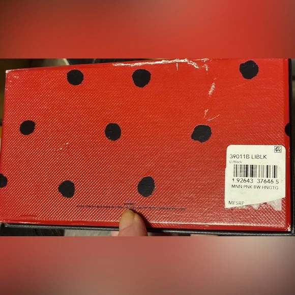 COACH x DISNEY Supple Leather Minnie Mouse Bag Charm Keychain Key Fob NEW NWT - Picture 14 of 14